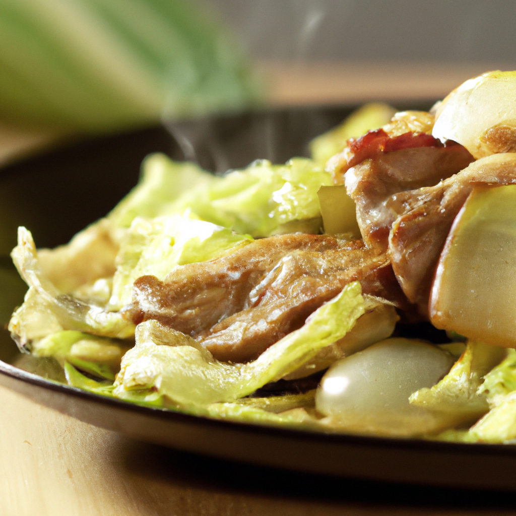 japanese pork and cabbage stir fry