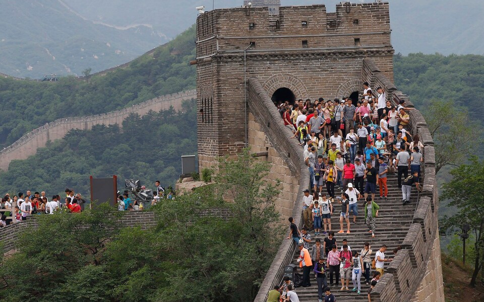 great wall visitors