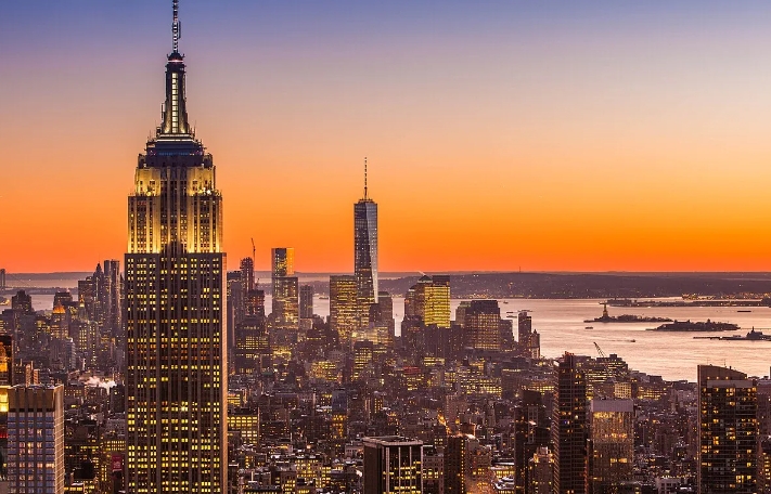 empire state building wall art