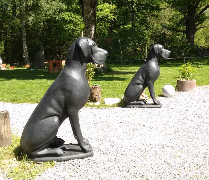 Great Dane sculpture