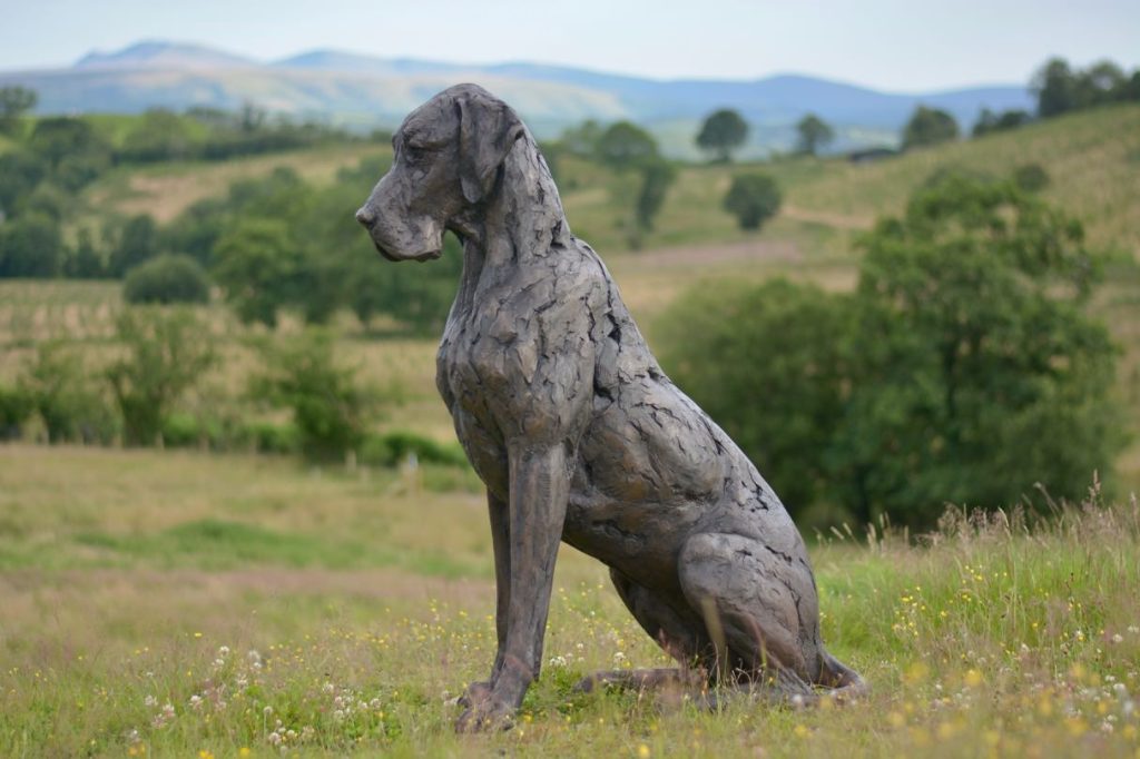 great dane statue