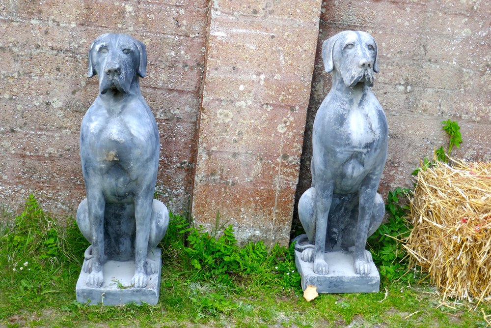 Great Dane statue