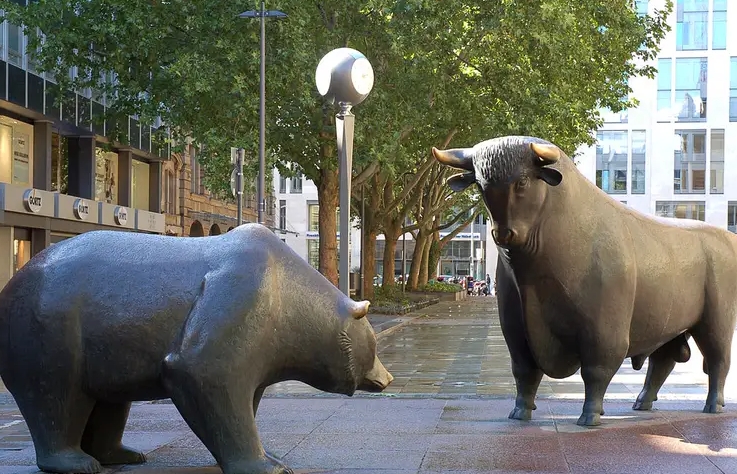 wall street bull and bear