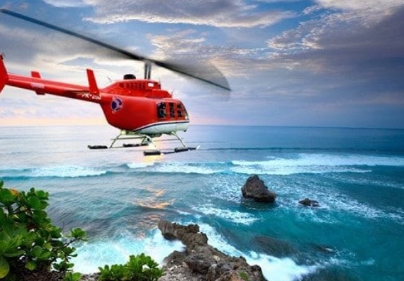 helicopter ride bali