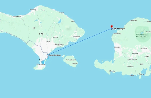 sanur to gili