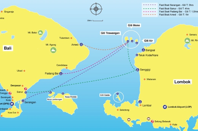 gili air to nusa lembongan