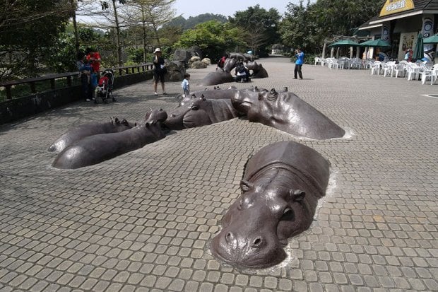 Hippo Sculpture