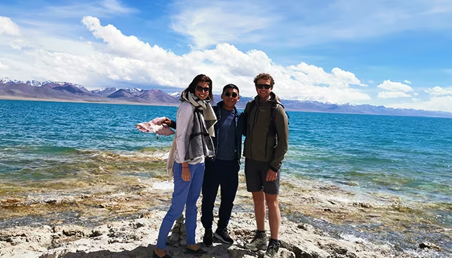 namtso lake temperature