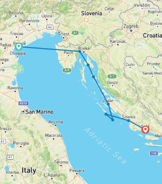 venice to split