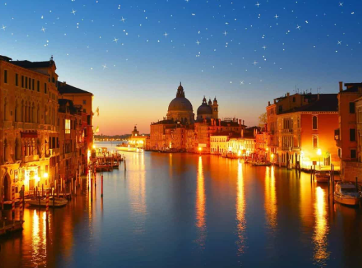 venice at night