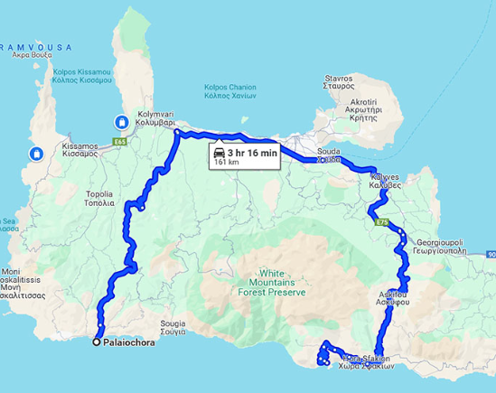 Crete Road Trip Travel Itinerary