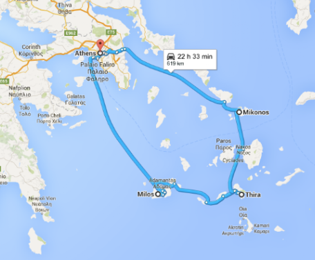 Greece Travel Itinerary for 10 Days