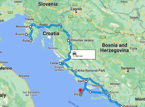 Croatia Itinerary for 14 Days